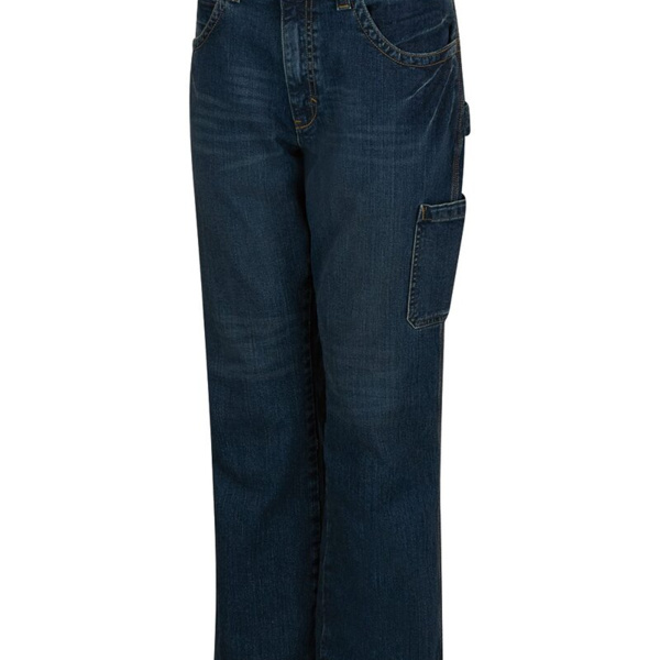 Men's Extended Sizes Stretch Denim Dungaree Jeans Thumbnail