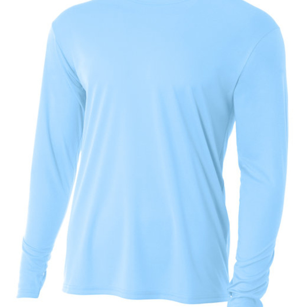 Youth Long Sleeve Cooling Performance Crew Shirt Thumbnail