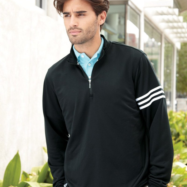 3-Stripes French Terry Quarter-Zip Pullover Thumbnail