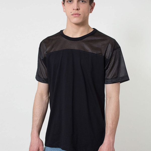 RSA2419 Fine Jersey Athletic T w/ Poly Mesh Thumbnail