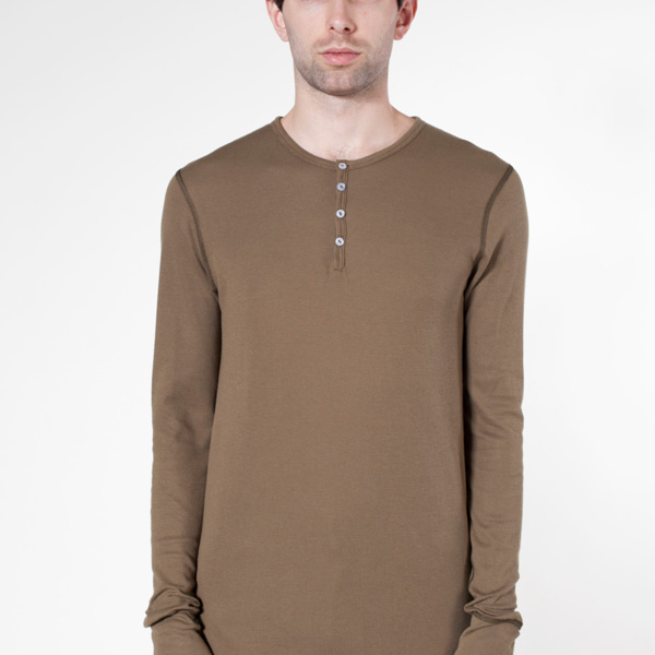 t457 Baby Thermal L/S Henley Thumbnail