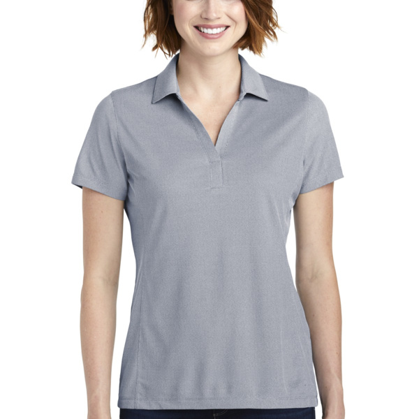 Women's Poly Oxford Pique Polo Thumbnail
